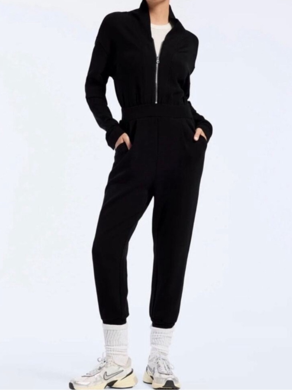 Varley Talia Doible Soft Black Jumpsuit XS
